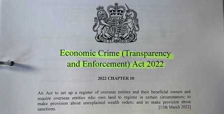 Economic Crime (Transparency and Enforcement) Act 2022